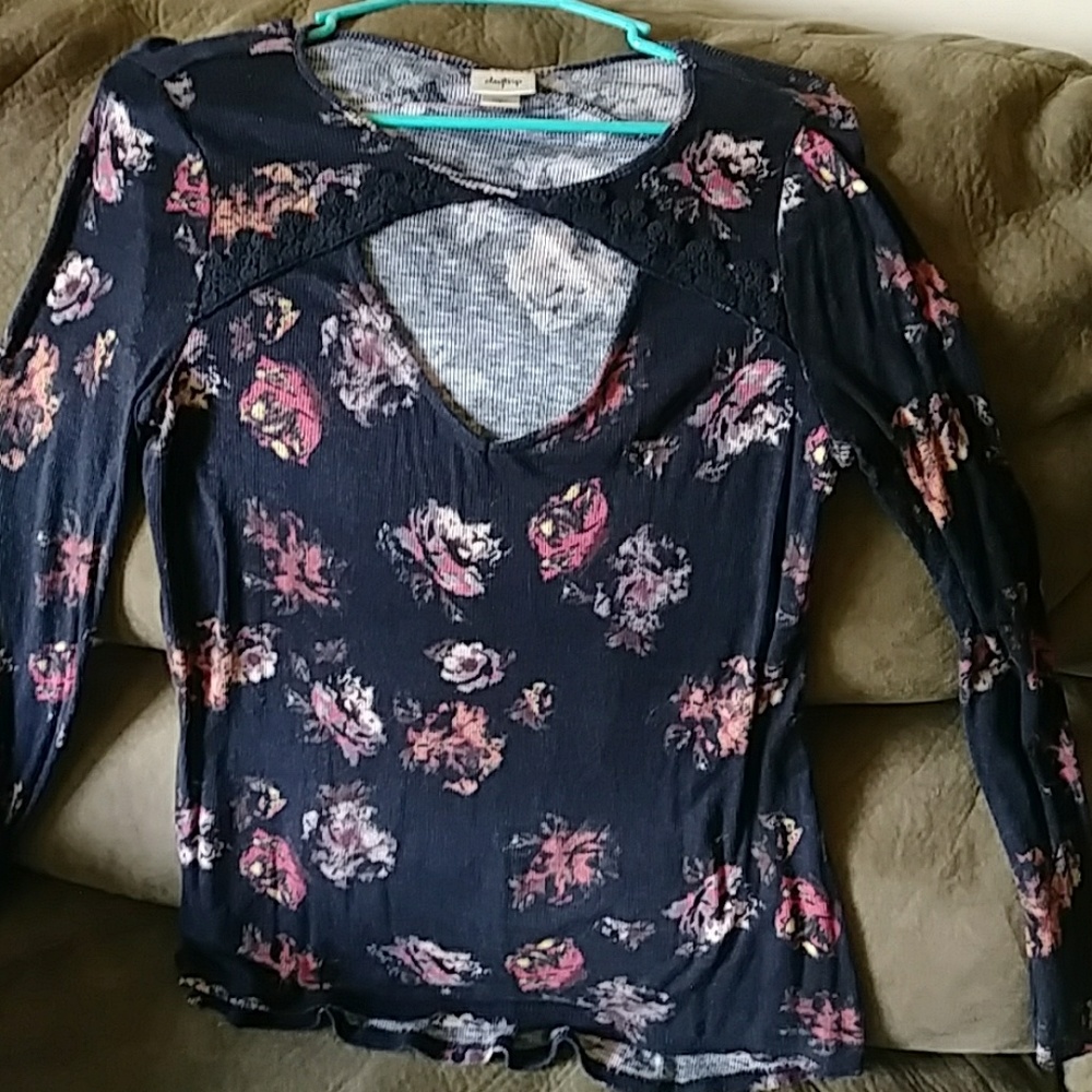 Long sleeve sexy shirt